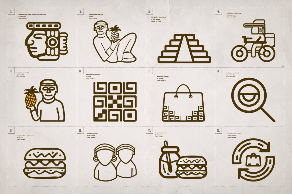 Cancun Juice iconos for app